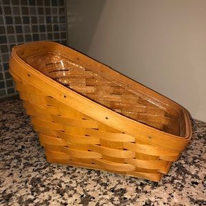 Longaberger 1997 Basket with clear liner